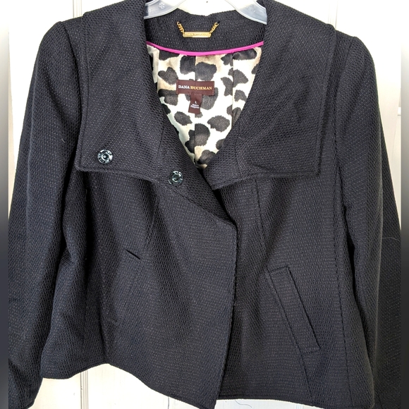 Dana Buchman Texture Classic Blazer Jacket - Picture 1 of 11
